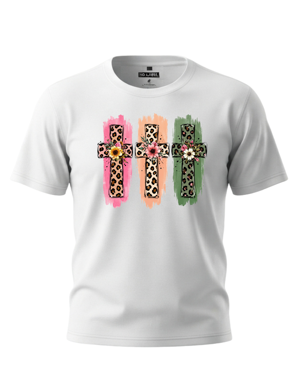 Tripple Cross Animal Print Tshirt