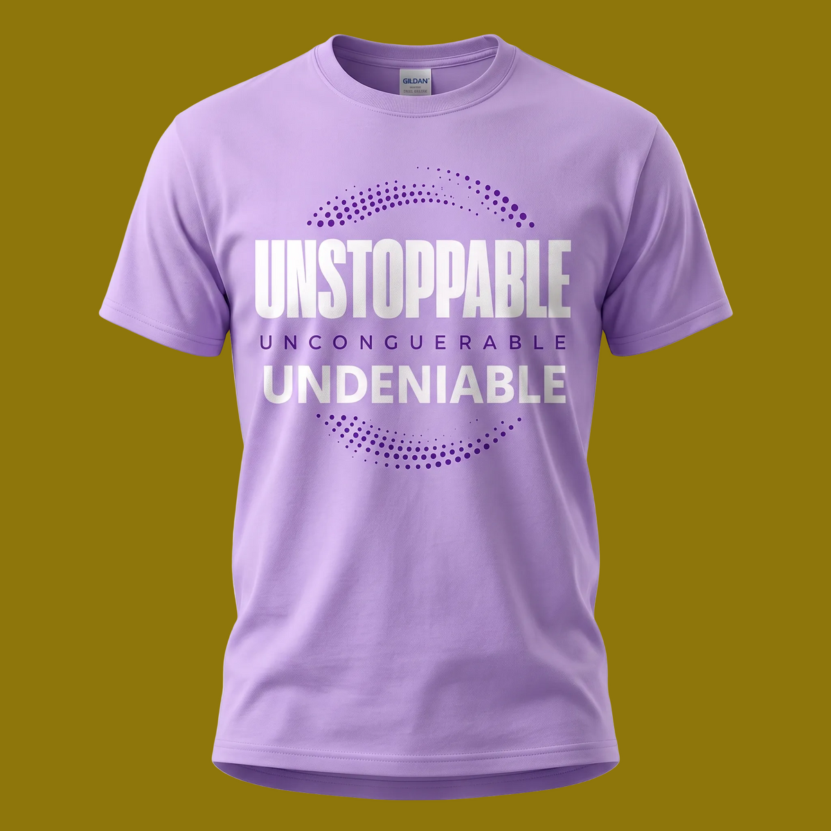 Unstoppable Graphic Tee (Halftone Edition) – Lavender